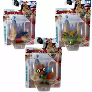 MATTEL Micro Colección DC LEAGUE OF SUPER PETS 3 Set PB Cerdo Merton Turtle Chip - Imagen 1 de 5