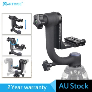 Professional Gimbal Head Heavy Duty Tripod Monopod Head load 20KG/44LBS - Picture 1 of 11