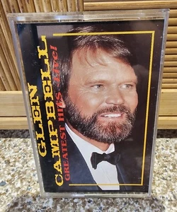 Glen Campbell Greastest Hits Live Cassette Tape - Picture 1 of 3