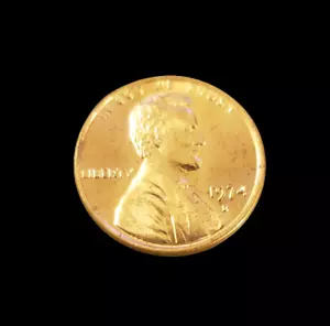 1974 D Lincoln Cent Uncirculated from Bank Wrapped Roll - Picture 1 of 3