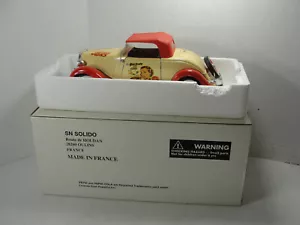 Ford Solido France 1934 Pepsi Cola V8 Roadster Maßstab 1:19 Die Cast 1999 - Bild 1 von 8