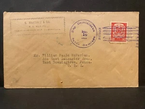 DOMINIKANISCHE REPUBLIK, ca1920-1929, GESCHÄFTSBRIEF, gestempelt - gestempelt - Bild 1 von 4