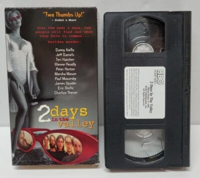 2 Days In The Valley - VHS Charlize Theron  Jeff Daniels James Spader HBO Video - Image 1 of 4