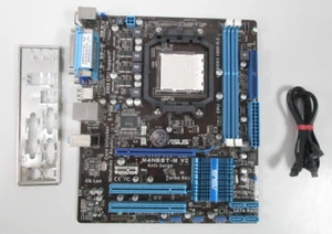 ASUS M4N68T-M-V2, Socket AM3, AMD Mainboard mit I/O Blende - Bild 1 von 7