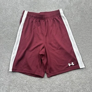 Under Armour Boy's Classic Soccer Shorts Size Youth Medium Red - Picture 1 of 10