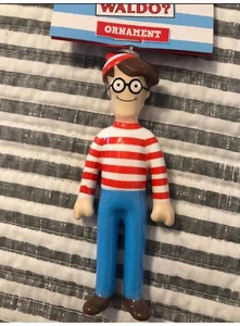 “Where's Waldo”Ornament-Glasses-Stripe Shirt-by RUZ-4.5" Tall-NEW - Picture 1 of 6