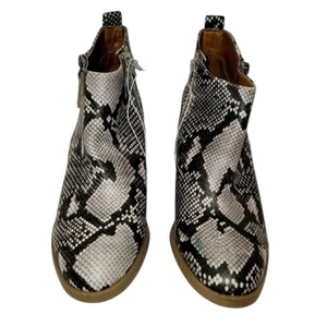 Universal Thread Knöchel Schlangenleder Stiefel Größe 9,5 - Bild 1 von 5