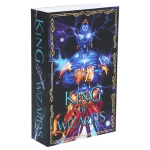 KING OF WIZARDS Diversion Book Safe With Real Pages,Combination Lock Box,Hidd... - Picture 1 of 9