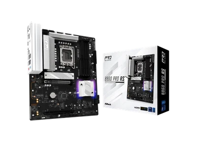 ASRock B860 Pro RS LGA 1851 Intel B860 SATA 6Gb/s DDR5 Intel Core Ultra ATX - Image 1 of 4