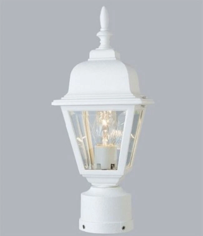 Trans Globe Lighting 4414 1 luz iluminación exterior poste luz - blanco Foto 1 de 1