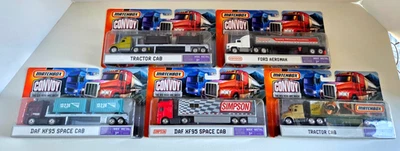 Lot of (5) ~ 2006/2007 Matchbox ~ Tractor Trailer Trucks ~ New In Box - Image 1 of 4