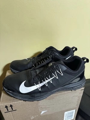 Nike Mens Lunar Command 2 BOA Golf Shoes Size 9 | Black/White | Used - Image 1 of 4