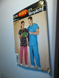 Simplicity 4644 Medical Nursing Pants & Top Scrubs XS-XL It's So Easy - Picture 1 of 1