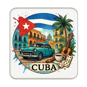 Kühlschrankmagnet Kuba: Niedliches handgefertigtes Reise-Mitbringsel Geschenk - Bild 1 von 5