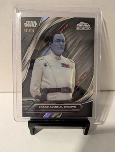 2024 Topps Chrome Black Star Wars * Grand Admiral Thrawn - Refractor /199 - Bild 1 von 2