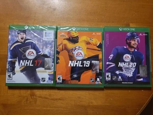 Xbox One LOT 3 NHL 17 19 20 Hockey EA Sports NHLPA BRANDNEU VERSIEGELT LESEN - Bild 1 von 6