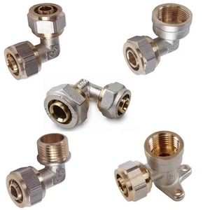 Anillo de sujeción accesorio de tornillo para tubo compuesto de aluminio 16/2-20/2 mm ángulo de arco PEX - Imagen 1 de 6