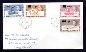 British Antarctic Territory - 1971 Decimal Overprints Base Z Halley Bay Cover - Picture 1 of 2