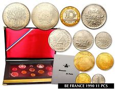 #9918- BOITE  Fleur de Coins 1990 11 PCS