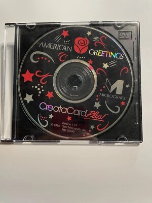 American Greetings Creat-a-card Plus (CD, Micrografx, 1995) (User Guide)  - Image 1 of 3