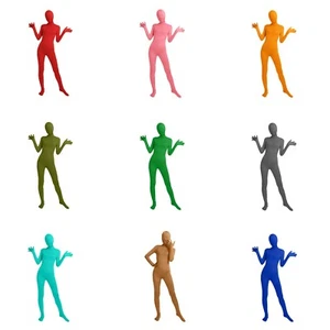 Glossy Spandex Round-Neck Full-Body Bodysuit - Long-Sleeve Smooth Shapewear - Picture 1 of 11