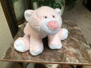 TY PLUFFIES 2005 CUBBY CUDDLES  TEDDY BEAR PINK STUFFED Sherpa PLUSH - Picture 1 of 9
