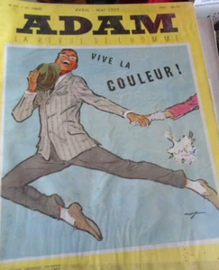 Adam la revue de l'homme AVR MAI 1959 hof pub paris carnaval d'estoril mode - Picture 1 of 1