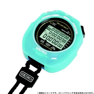 Seiko SVAS009 Swimming Master Stopwatch with Blue Silicone Case Japan New - Picture 1 of 6