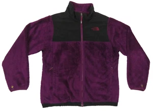 The North Face TNF Denali Fleece Spell Out Youth Girls Full Zip Jacket XL 18 - Picture 1 of 9
