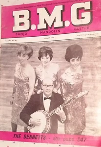 Vintage Old Tune Magazine Music BMG Banjo Madolin Guitar August 1968 Instruments - Picture 1 of 8