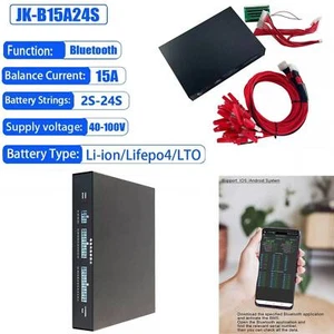 JK 2S-24S 15A Active Balancer w/ Bluetooth for Li-ion Lipo Lifepo4 LTO Battery - Picture 1 of 18