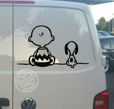 Aufkleber Snoopy Charly 50x30cm S086 Wunschfarbe, Auto Wohnmobil Wohnwagen Bus