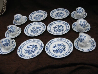 Kaffeeservicefür 6 Personen Zwiebelmuster - Bild 1 von 2