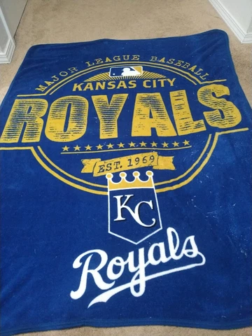 Kansas City KC Royals Fleece Throw Blanket 44 x 60 MLB Northwest Cover