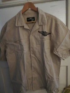 Original Harley Davidson Herren Hemd Gr.L, Baumwolle Beige - Bild 1 von 5