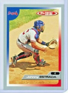 2005 Topps Total Silver Parallel #388 Johnny Estrada - Atlanta Braves - MINT