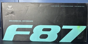 Aula F87 Wireless Mechanical Keyboard Glacial Blue 2.4GHz/Type-C/BT 5.0 - Picture 1 of 8