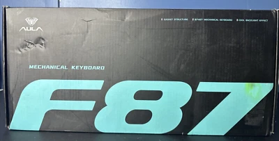 Aula F87 Wireless Mechanical Keyboard Glacial Blue 2.4GHz/Type-C/BT 5.0 - Image 1 of 4