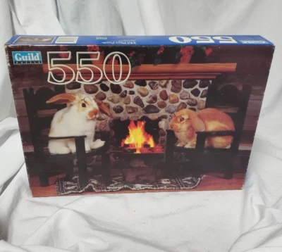 Guild Vintage Puzzle 550 Piece Rabbit Puzzle - Image 1 of 4