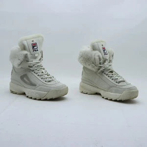 FILA Sneakers Alte Usados UK 5.5 US 8 (Cod.SS3918) Blanco Mujer Hecho En China - Imagen 1 de 8