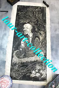 GRAVURE A ENCRE DE CHINE SUR PAPIER JAPON, DE RIZ WASHI DIVINITE HINDOU 114x47cm - Picture 1 of 1