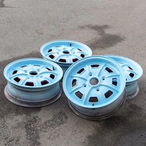 Porsche 914 VW Type 34 Karmann Ghia 15" rim OEM 1969-1976 Pedrini Wheel set of 4 - Picture 1 of 24