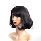  Fashion Short Straight Synthetic Wigs Lace Front Natural Looking Replacement