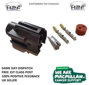 Conector interruptor ventilador radiador de 2 pines Ford Sierra, Focus, Escort, Zetec RS Turbo - Imagen 1 de 10