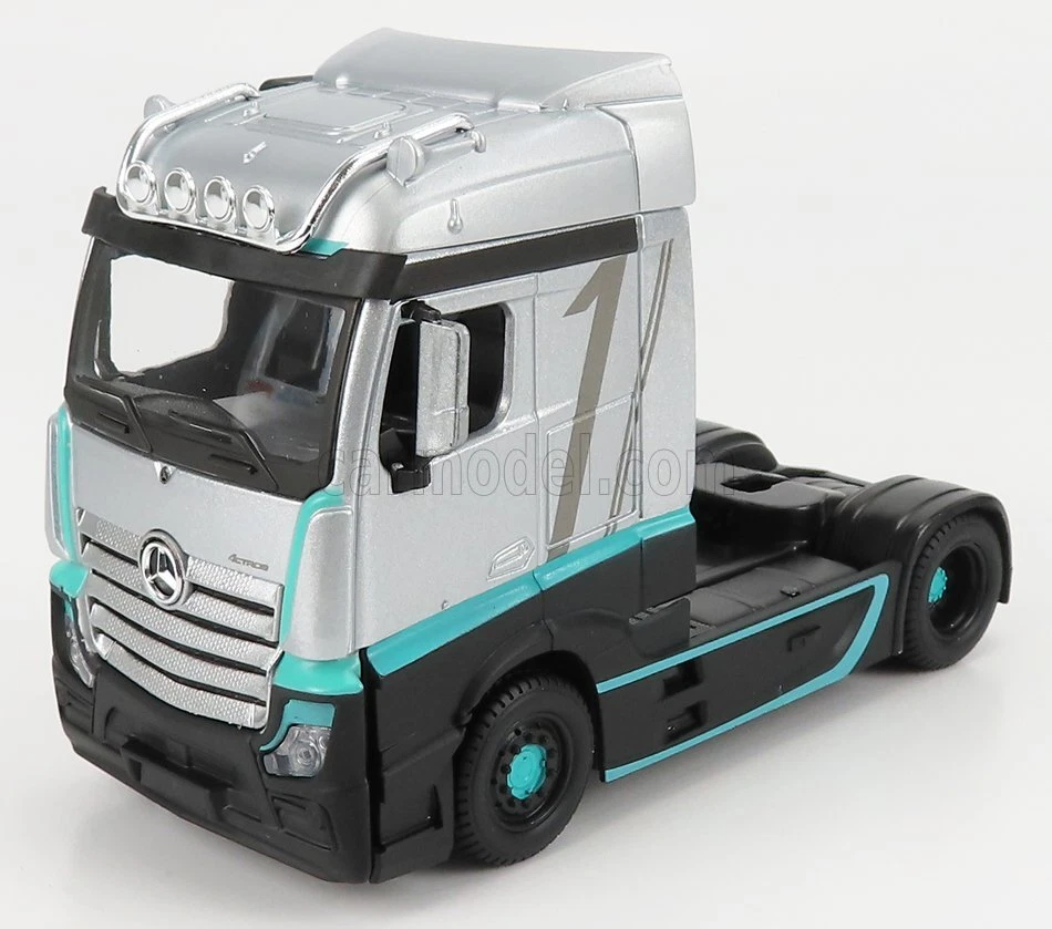 1/43 BURAGO - MERCEDES BENZ - ACTROS 2 GIGASPACE TRACTOR TRUCK 18-32200-32202 - Immagine 1 di 1