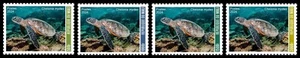 MALI 2024 SET 4V - BIODIVERSITY - GREEN TURTLE TURTLES REPTILES - MNH - Picture 1 of 1