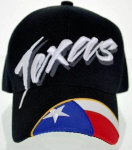 NEW! TEXAS STAR FRAG LONE STAR STATE TX CAP HAT BLACK - Picture 1 of 4