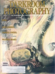 Darkroom Photography Magazine Mar 1989 Contrast Control Moses Sparks Budget Lens - Bild 1 von 10