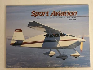 EAA'S SPORT AVIATION MAGAZINE JUNE 1998 - Picture 1 of 2