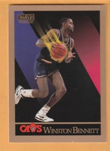 Winston Bennett Cleveland Cavaliers 1990-91 SkyBox #48 RC Kentucky Wildcats - Imagen 1 de 2
